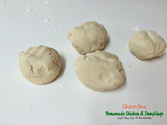 Gluten Free Chicken & Dumplings | Can't Stay Out of the Kitchen | my mom's terrific #chicken and #dumplings but made with #glutenfree flour instead. #soup