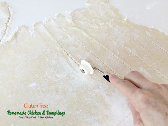 Gluten Free Chicken & Dumplings | Can't Stay Out of the Kitchen | my mom's terrific #chicken and #dumplings but made with #glutenfree flour instead. #soup
