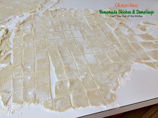 Gluten Free Chicken & Dumplings | Can't Stay Out of the Kitchen | my mom's terrific #chicken and #dumplings but made with #glutenfree flour instead. #soup