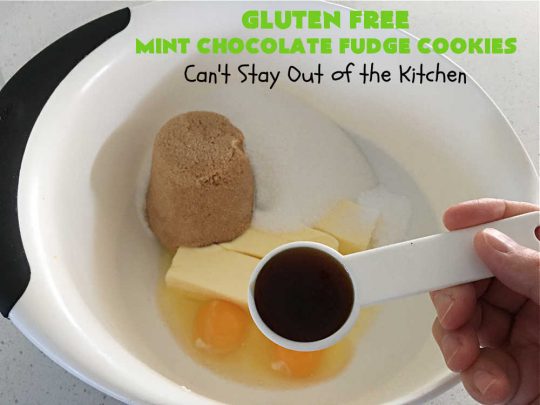 Gluten Free Mint Chocolate Fudge Cookies | Can't Stay Out of the Kitchen | these delightful #GlutenFree #cookies are perfect for #holidays when you want to share a #dessert with your friends & family. Excellent for a #ChristmasCookieExchange or #HolidayBaking. #holiday #Mint #chocolate #fudge #GlutenFreeDessert #GlutenFreeMintChocolateFudgeCookiesGluten Free Mint Chocolate Fudge Cookies | Can't Stay Out of the Kitchen | these delightful #GlutenFree #cookies are perfect for #holidays when you want to share a #dessert with your friends & family. Excellent for a #ChristmasCookieExchange or #HolidayBaking. #holiday #Mint #chocolate #fudge #GlutenFreeDessert #GlutenFreeMintChocolateFudgeCookies