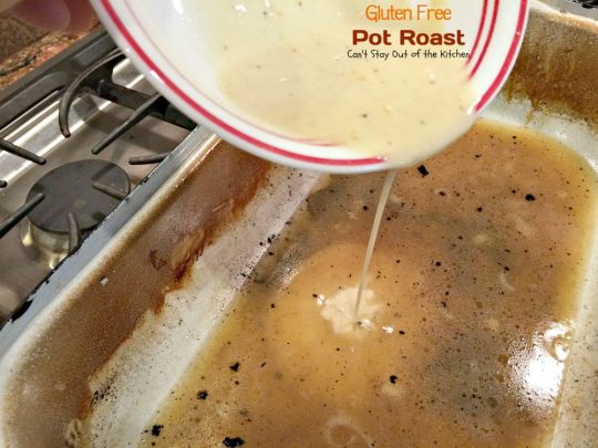 Gluten Free Pot Roast | Can't Stay Out of the Kitchen | wonderful #glutenfree version of my Mom's wonderful #potroast. #beef #potatoes #carrots