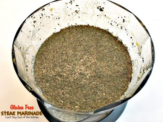 Gluten Free Steak Marinade | Can't Stay Out of the Kitchen | delicious #glutenfree marinade for #steaks, #fish, #pork or #chicken.