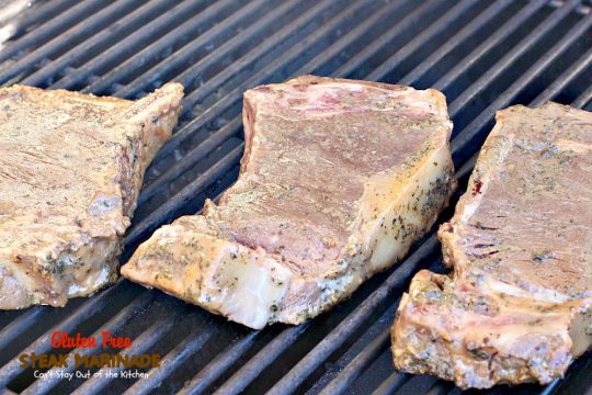 Gluten Free Steak Marinade | Can't Stay Out of the Kitchen | delicious #glutenfree marinade for #steaks, #fish, #pork or #chicken.