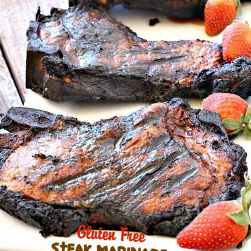 Gluten Free Steak Marinade | Can't Stay Out of the Kitchen | delicious #glutenfree marinade for #steaks, #fish, #pork or #chicken.