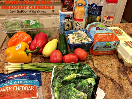 Gluten Free Veggie Breakfast Casserole | Can't Stay Out of the Kitchen | this is one fantastic #breakfast #casserole. This #healthy #glutenfree version is loaded with #veggies but NO meat. This terrific #breakfastcasserole is terrific for #holiday breakfasts like #Christmas or #NewYearsDay. #HolidayBreakfast #ChristmasBreakfast #NewYearsDayBreakfast #vegetarian #HealthyBreakfastCasserole #MeatlessMondays #VegetarianBreakfastCasserole #broccoli #spinach #tomatoes #squash #mushrooms #cheddarcheese