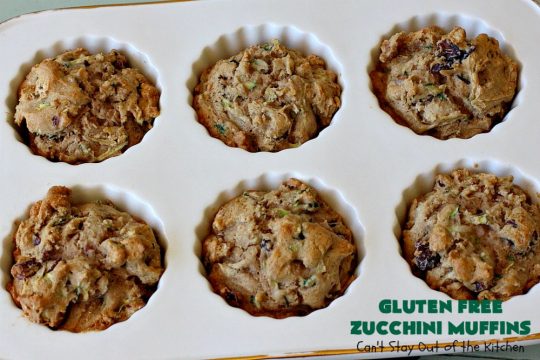 Gluten Free Zucchini Muffins | Can't Stay Out of the Kitchen | these #healthy, #GlutenFree #muffins are outrageously good! Filled with #zucchini, #DriedCranberries & #walnuts and just explode in taste. #ZucchiniMuffins #breakfast #Holiday #HolidayBreakfast #GlutenFreeZucchiniMuffins