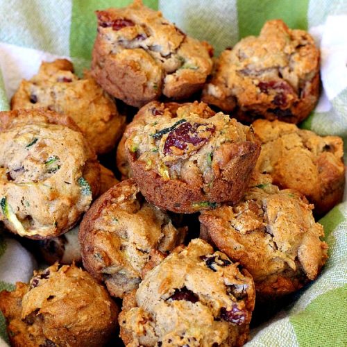Gluten Free Zucchini Muffins | Can't Stay Out of the Kitchen | these #healthy, #GlutenFree #muffins are outrageously good! Filled with #zucchini, #DriedCranberries & #walnuts and just explode in taste. #ZucchiniMuffins #breakfast #Holiday #HolidayBreakfast #GlutenFreeZucchiniMuffins