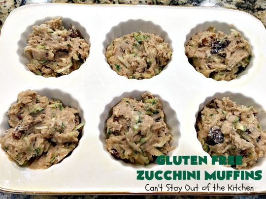 Gluten Free Zucchini Muffins | Can't Stay Out of the Kitchen | these #healthy, #GlutenFree #muffins are outrageously good! Filled with #zucchini, #DriedCranberries & #walnuts and just explode in taste. #ZucchiniMuffins #breakfast #Holiday #HolidayBreakfast #GlutenFreeZucchiniMuffins