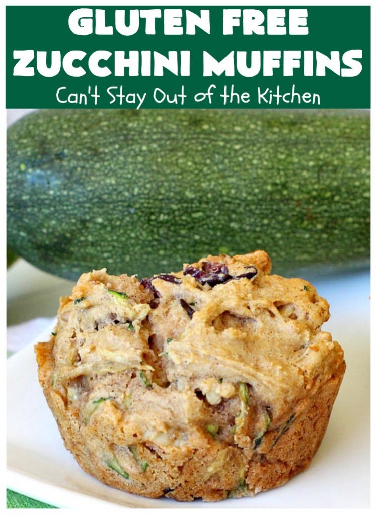 Gluten Free Zucchini Muffins | Can't Stay Out of the Kitchen | these #healthy, #GlutenFree #muffins are outrageously good! Filled with #zucchini, #DriedCranberries & #walnuts and just explode in taste. #ZucchiniMuffins #breakfast #Holiday #HolidayBreakfast #GlutenFreeZucchiniMuffins