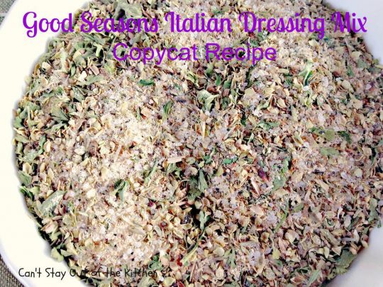 Good Seasons Italian Dressing Mix Copycat Recipe - IMG_7017
