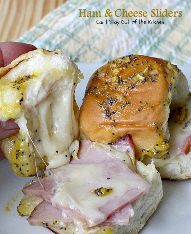 Ham & Cheese Sliders | Can't Stay Out of the Kitchen