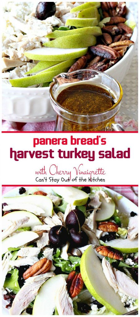 Harvest Turkey Salad with Cherry Vinaigrette | Can't Stay Out of the Kitchen