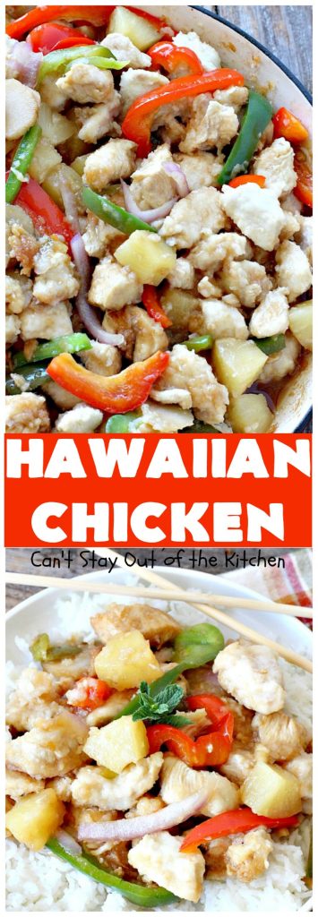 Hawaiian Chicken | Can't Stay Out of the Kitchen