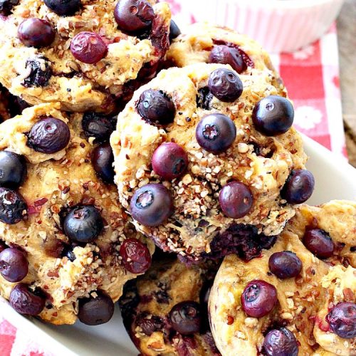 Healthy Gluten Free Banana Blueberry Muffins | Can't Stay Out of the Kitchen | these amazing #blueberry #muffins are perfect for a #company or #holiday #breakfast like #MothersDay or #FathersDay. This recipe uses #glutenfree flour & coconut sugar for a healthy, clean-eating alternative. #bananas