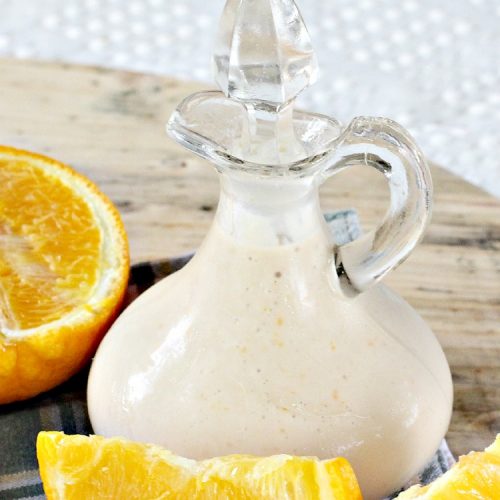Healthy Orange Balsamic Salad Dressing | Can't Stay Out of the Kitchen