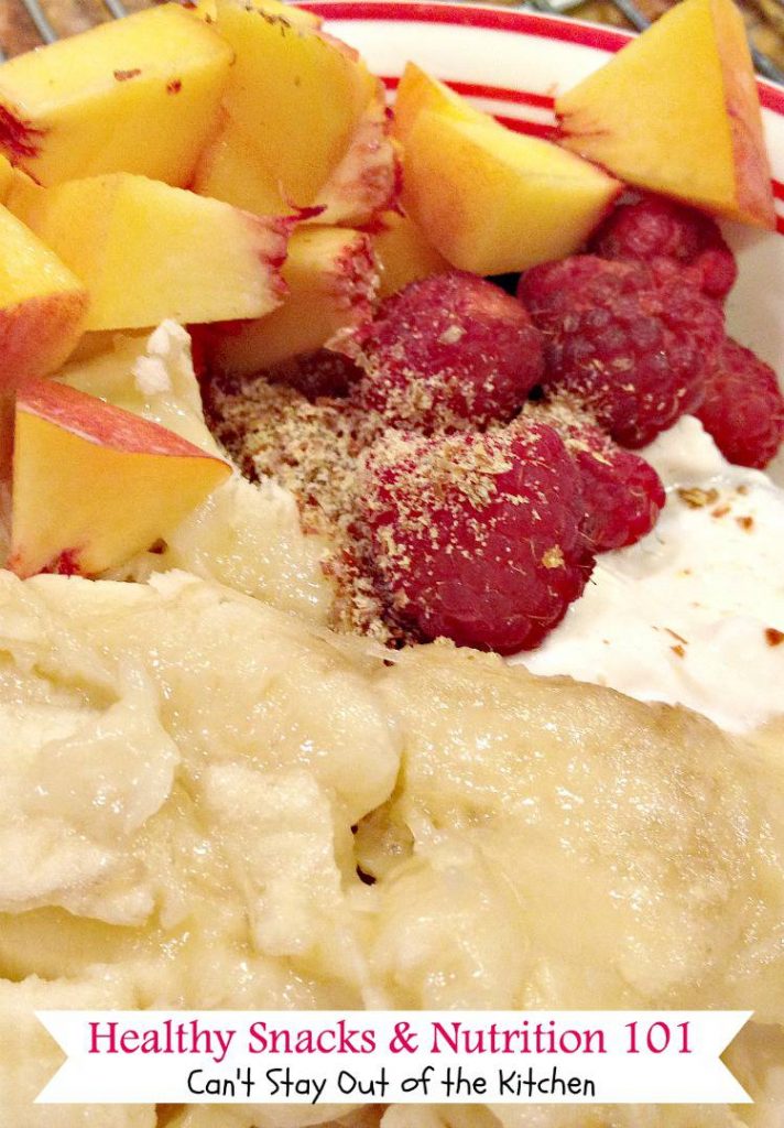 Healthy Snacks and Nutrition 101 | Can't Stay Out of the Kitchen | #nutrition info and ideas for #healthy #cleaneating #paleo #glutenfree and #vegan snacks and meals.