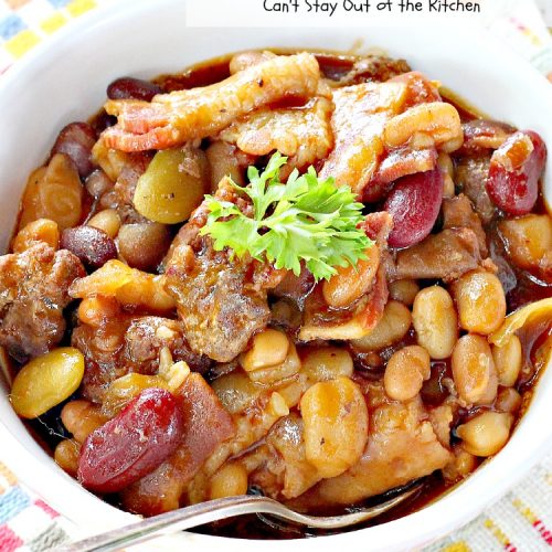 Hearty Cowboy Baked Beans | Can't Stay Out of the Kitchen