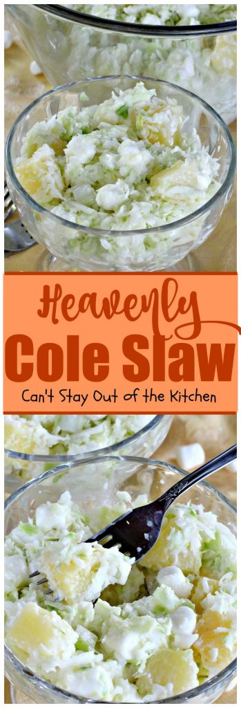Heavenly Cole Slaw | Can't Stay Out of the Kitchen