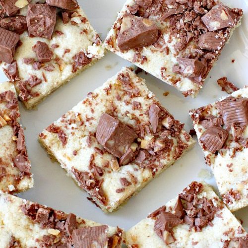 Hershey's Nugget Blondies | Can't Stay Out of the Kitchen | these marvelous #cookies include #HersheysNuggets for a heavenly #chocolate flavor. #dessert