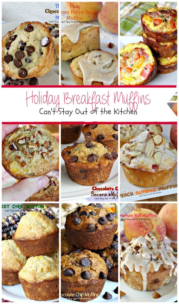 Holiday Breakfast Muffins | Can't Stay Out of the Kitchen | 32 great #muffin recipes for a #holiday #breakfast!