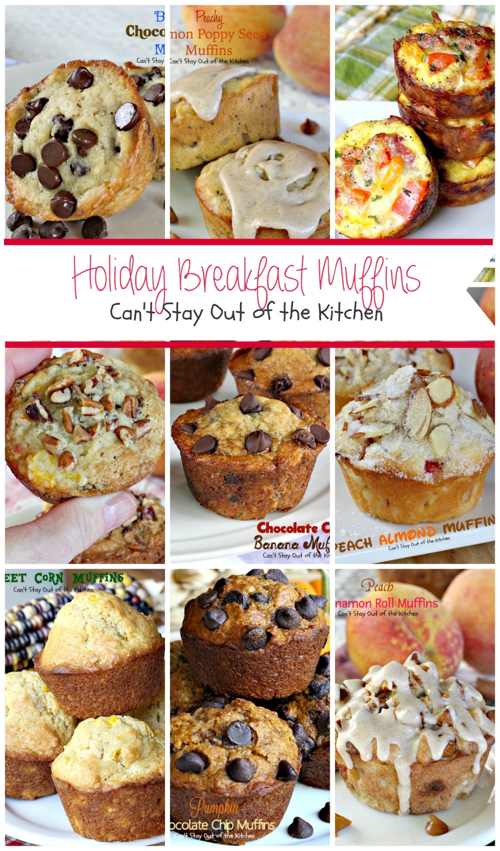Holiday Breakfast Muffins | Can't Stay Out of the Kitchen | 32 great #muffin recipes for a #holiday #breakfast!