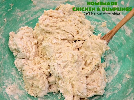 Homemade Chicken and Dumplings | Can't Stay Out of the Kitchen | My Mom's #chickenanddumplings #recipe can't be beat! This fantastic #soup is perfect comfort food for fall. #chicken #dumplings #noodles