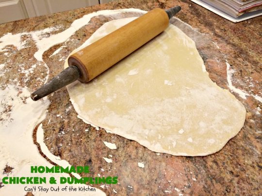 Homemade Chicken and Dumplings | Can't Stay Out of the Kitchen | My Mom's #chickenanddumplings #recipe can't be beat! This fantastic #soup is perfect comfort food for fall. #chicken #dumplings #noodles