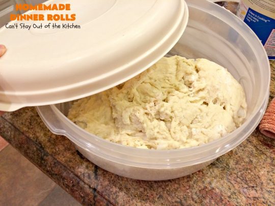 Homemade Dinner Rolls | Can't Stay Out of the Kitchen | these easy #GooseberryPatch #dinnerrolls are fantastic. There's no kneading & you refrigerate the dough overnight. They're perfect for company or #holidays like #Thanksgiving or #Christmas. #bread