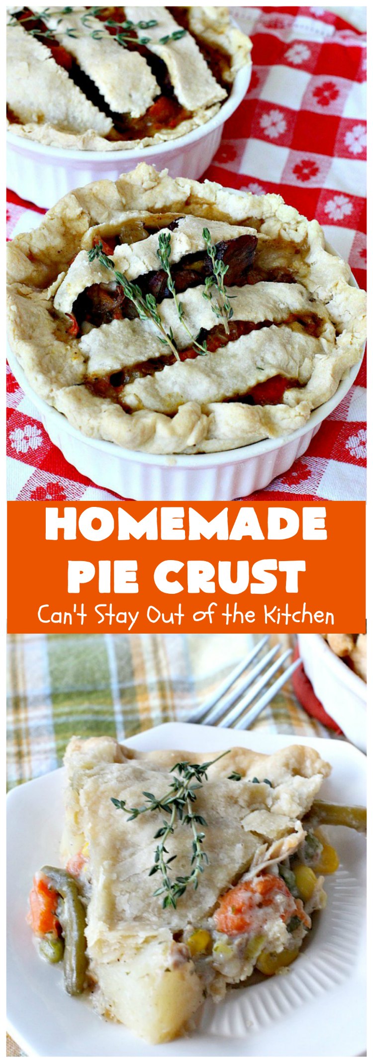 Homemade Pie Crust | Can't Stay Out of the Kitchen | My Mom's old-fashioned #recipe is the best, flakiest homemade #PieCrust ever! #Pie #dessert #HomemadePieCrust