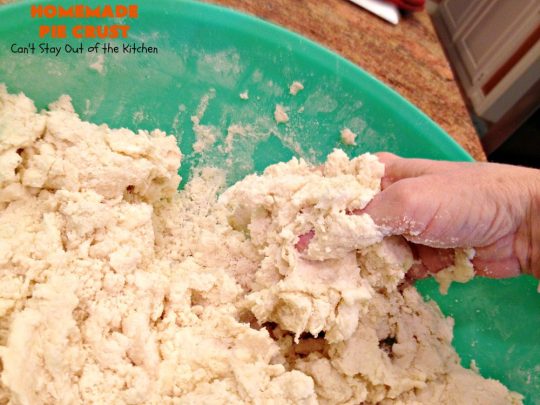 Homemade Pie Crust | Can't Stay Out of the Kitchen | My Mom's old-fashioned #recipe is the best, flakiest homemade #PieCrust ever! #Pie #dessert #HomemadePieCrust