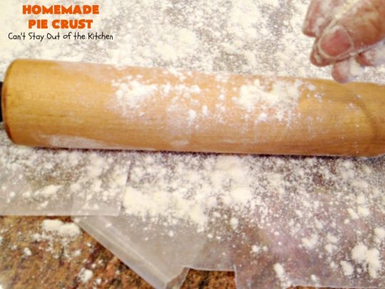 Homemade Pie Crust | Can't Stay Out of the Kitchen | My Mom's old-fashioned #recipe is the best, flakiest homemade #PieCrust ever! #Pie #dessert #HomemadePieCrust