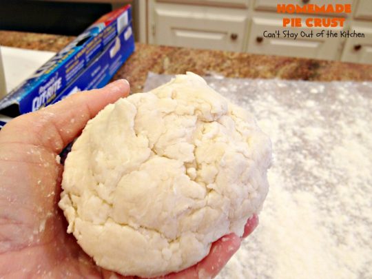 Homemade Pie Crust | Can't Stay Out of the Kitchen | My Mom's old-fashioned #recipe is the best, flakiest homemade #PieCrust ever! #Pie #dessert #HomemadePieCrust