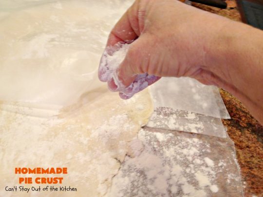 Homemade Pie Crust | Can't Stay Out of the Kitchen | My Mom's old-fashioned #recipe is the best, flakiest homemade #PieCrust ever! #Pie #dessert #HomemadePieCrust