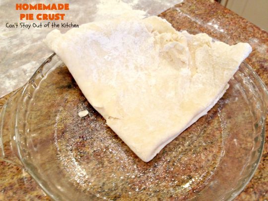 Homemade Pie Crust | Can't Stay Out of the Kitchen | My Mom's old-fashioned #recipe is the best, flakiest homemade #PieCrust ever! #Pie #dessert #HomemadePieCrust
