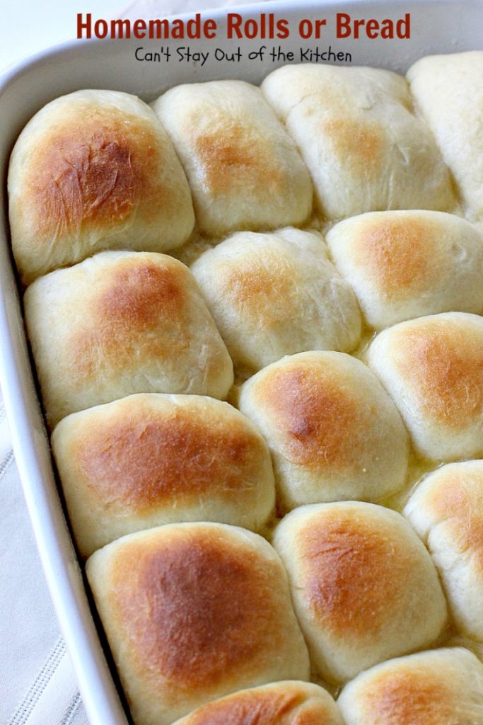 Homemade Rolls or Bread |Can't Stay Out of the Kitchen | these amazing homemade #rolls are reminiscent of #King'sHawaiianRolls. They are a little on the sweet side and so delicious. Wonderful for #holiday menus. #bread #homemadebread