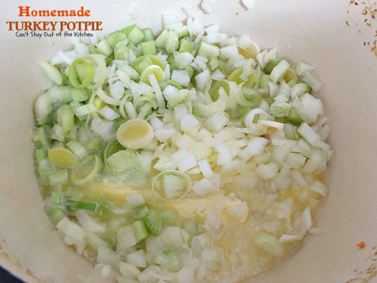 Homemade Turkey Potpie | Can't Stay Out of the Kitchen | the BEST #turkey or #chicken #potpie ever! I even used leftover veggies and it worked just as well. This recipe makes 3 large potpies so it's a great way to use up leftover chicken or turkey