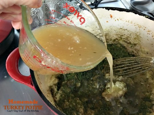 Homemade Turkey Potpie | Can't Stay Out of the Kitchen | the BEST #turkey or #chicken #potpie ever! I even used leftover veggies and it worked just as well. This recipe makes 3 large potpies so it's a great way to use up leftover chicken or turkey