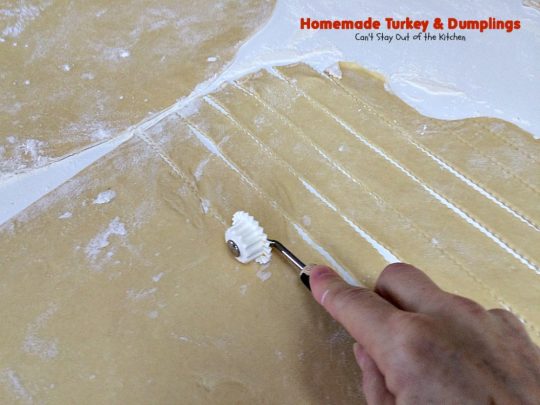 Homemade Turkey & Dumplings | Can't Stay Out of the Kitchen | my kid's favorite #soup when they were growing up. Succulent & delicious way to eat leftover #turkey. This one has step-by-step instructions for making homemade dumpling #noodles.