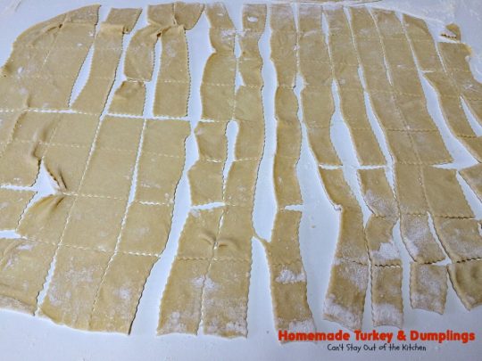Homemade Turkey & Dumplings | Can't Stay Out of the Kitchen | my kid's favorite #soup when they were growing up. Succulent & delicious way to eat leftover #turkey. This one has step-by-step instructions for making homemade dumpling #noodles.