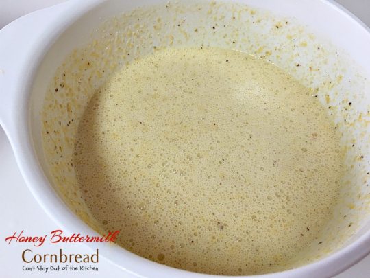 Honey Buttermilk Cornbread | Can't Stay Out of the Kitchen | my favorite #cleaneating version of #cornbread that is incredibly delicious. Bake in a #castironskillet or baking dish. Great #breakfast idea.