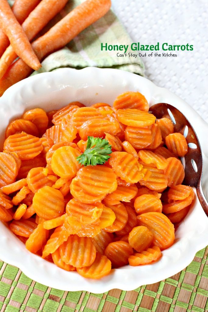 Honey Glazed Carrots | Can't Stay Out of the Kitchen | love this quick and easy 5-ingredient #sidedish. #carrots #glutenfree