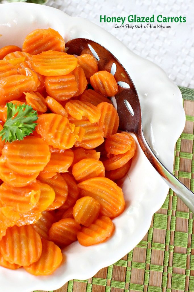 Honey Glazed Carrots | Can't Stay Out of the Kitchen | love this quick and easy 5-ingredient #sidedish. #carrots #glutenfree