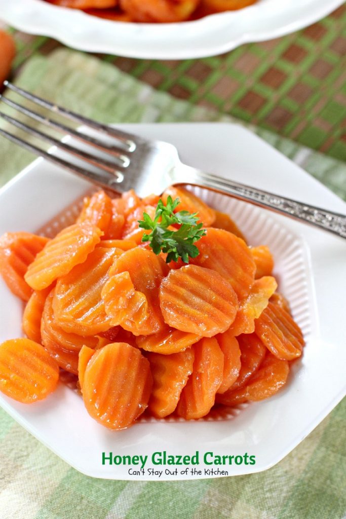 Honey Glazed Carrots | Can't Stay Out of the Kitchen | love this quick and easy 5-ingredient #sidedish. #carrots #glutenfree
