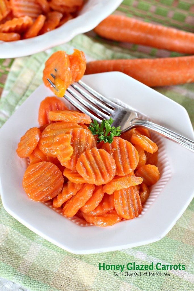 Honey Glazed Carrots | Can't Stay Out of the Kitchen | love this quick and easy 5-ingredient #sidedish. #carrots #glutenfree