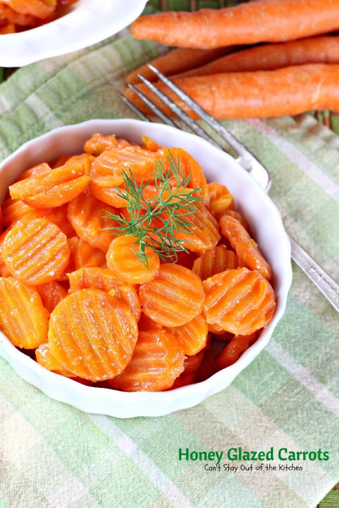 Honey Glazed Carrots | Can't Stay Out of the Kitchen | love this quick and easy 5-ingredient #sidedish. #carrots #glutenfree