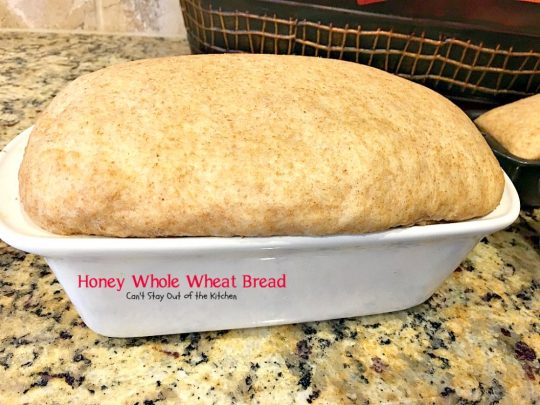Honey Whole Wheat Bread | Can't Stay Out of the Kitchen | our favorite homemade #bread recipe. It's absolutely delicious. #wholewheat
