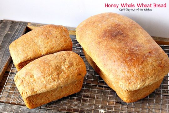 Honey Whole Wheat Bread | Can't Stay Out of the Kitchen | our favorite homemade #bread recipe. It's absolutely delicious. #wholewheat