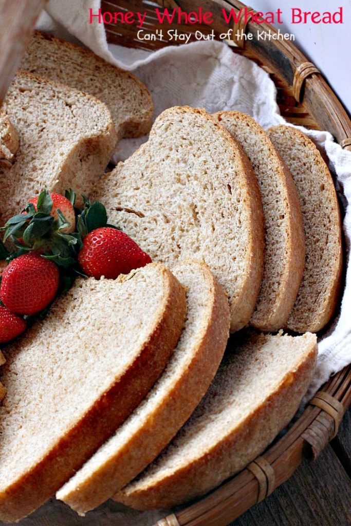 Honey Whole Wheat Bread | Can't Stay Out of the Kitchen | our favorite homemade #bread recipe. It's absolutely delicious. #wholewheat