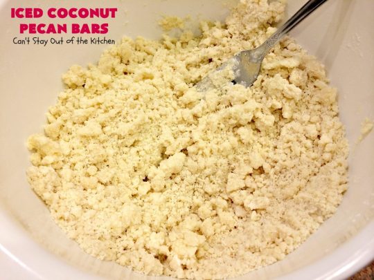 Iced Coconut Pecan Bars | Can't Stay Out of the Kitchen | this fabulous #cookie has a #coconut & #Pecan filling & a lovely citrus icing. Perfect for summer #holiday parties. #dessert