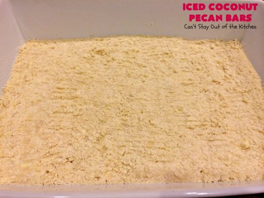 Iced Coconut Pecan Bars | Can't Stay Out of the Kitchen | this fabulous #cookie has a #coconut & #Pecan filling & a lovely citrus icing. Perfect for summer #holiday parties. #dessert
